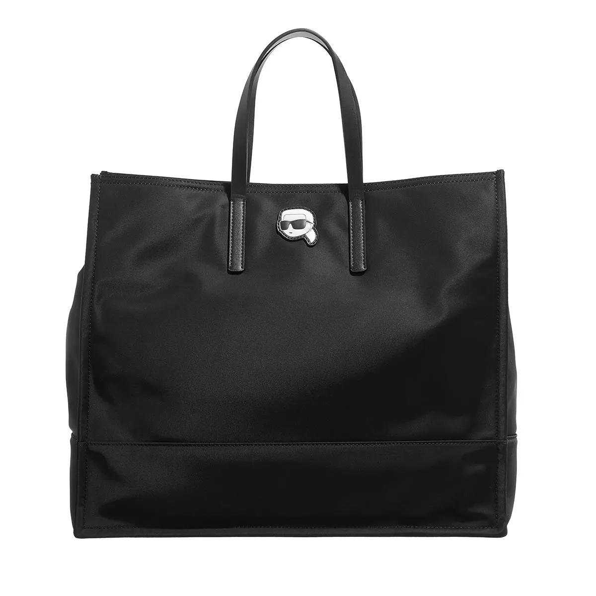 Karl Lagerfeld Henkeltasche - Ikonik Nylon Tote - Gr. unisize - in Schwarz - für Damen von Karl Lagerfeld