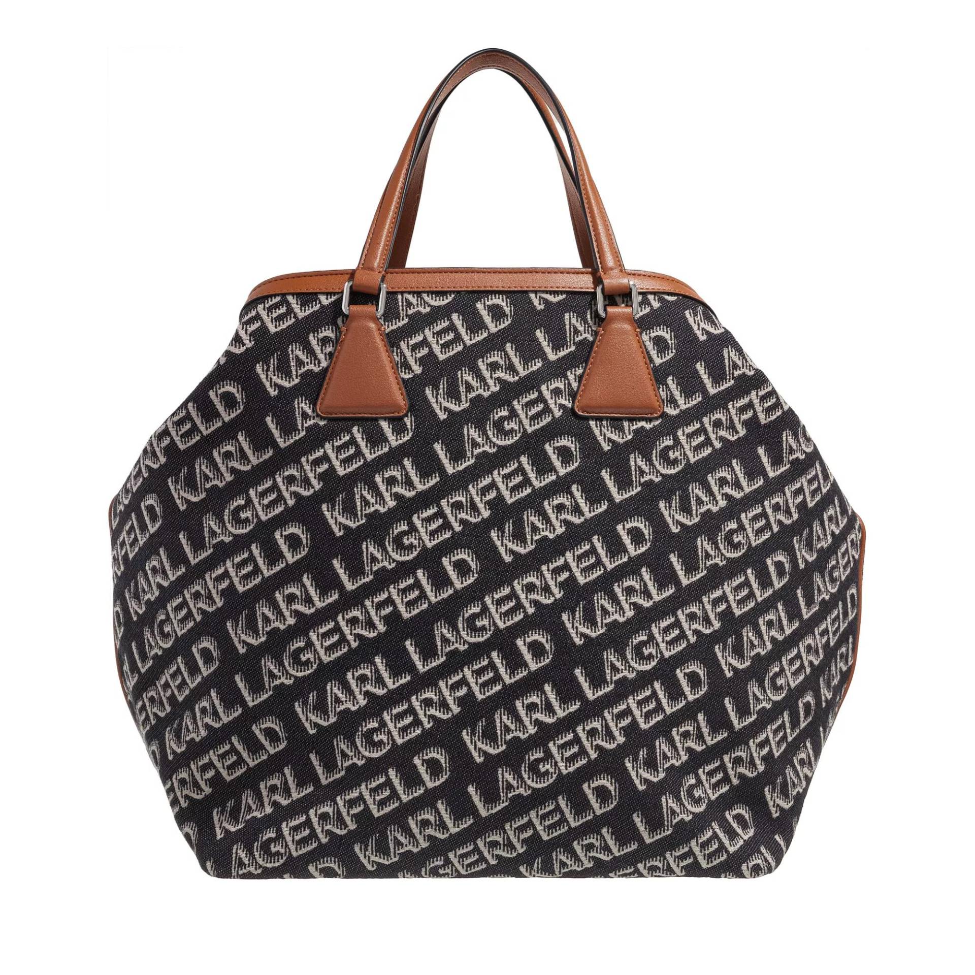 Karl Lagerfeld Henkeltasche - K/Essential Jkrd Tote - Gr. unisize - in Schwarz - für Damen von Karl Lagerfeld