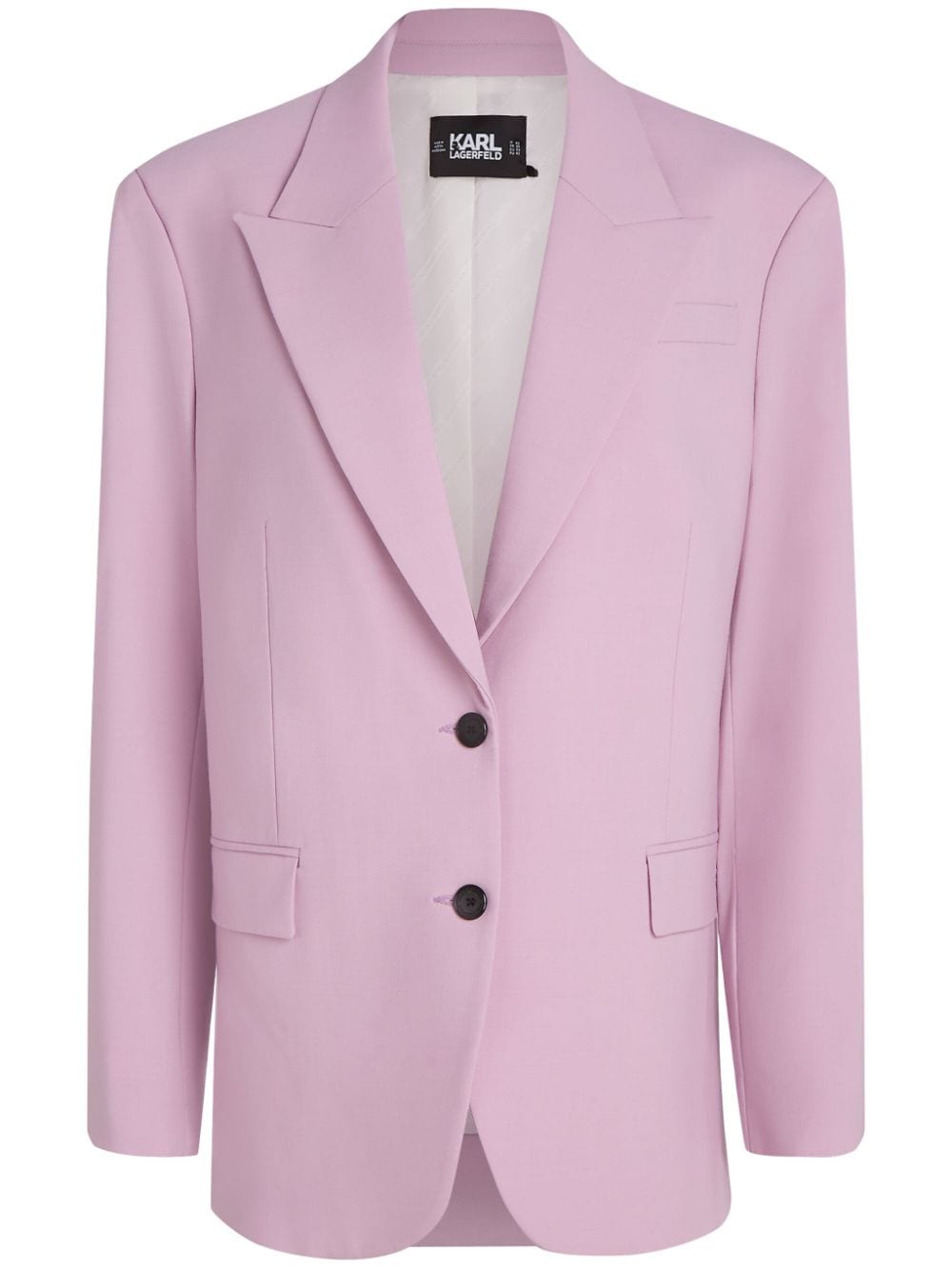 Karl Lagerfeld Hun Kim's Edit single-breasted blazer - Pink von Karl Lagerfeld