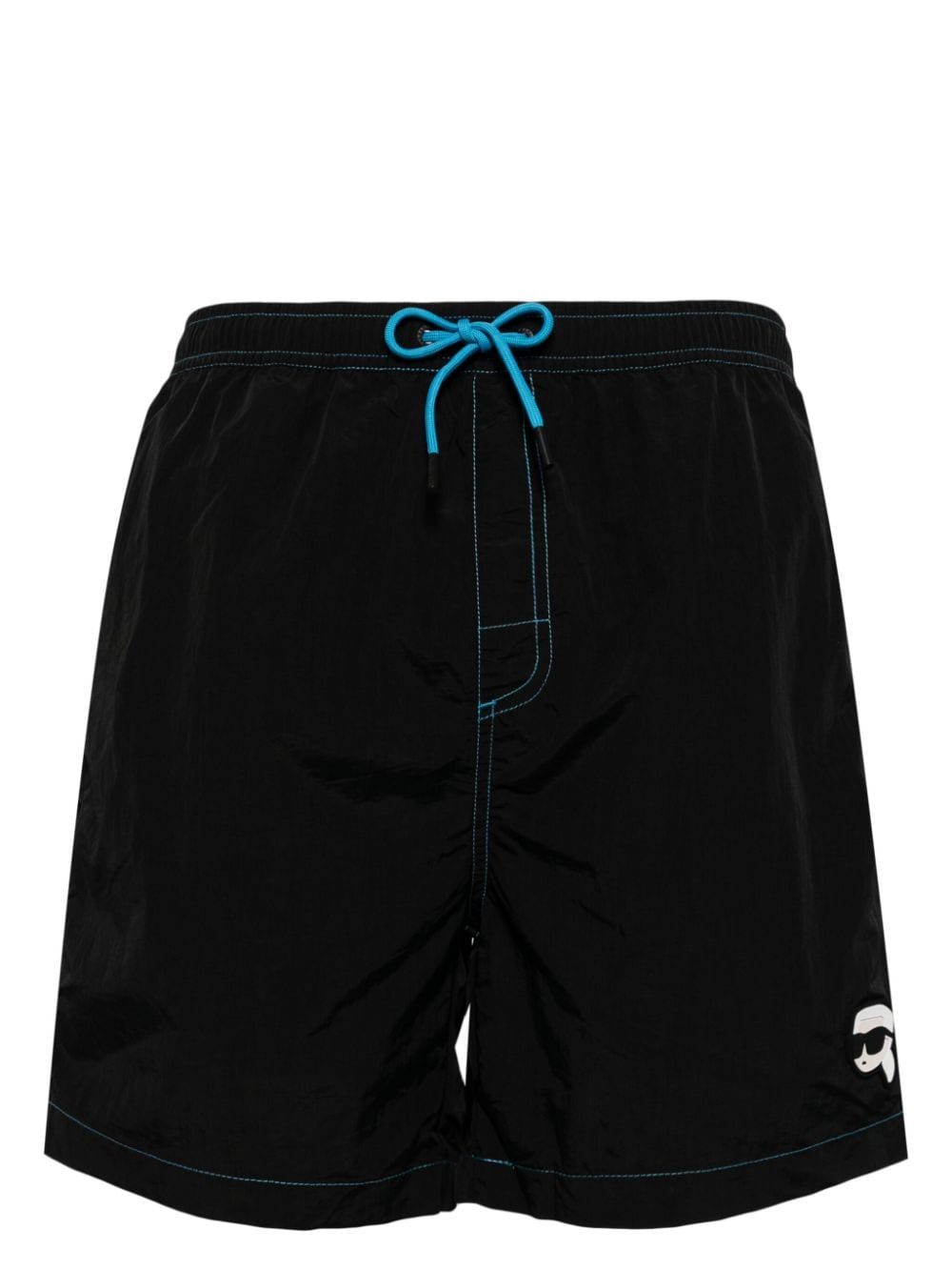 Karl Lagerfeld Ikonik 2 swim shorts - Black von Karl Lagerfeld