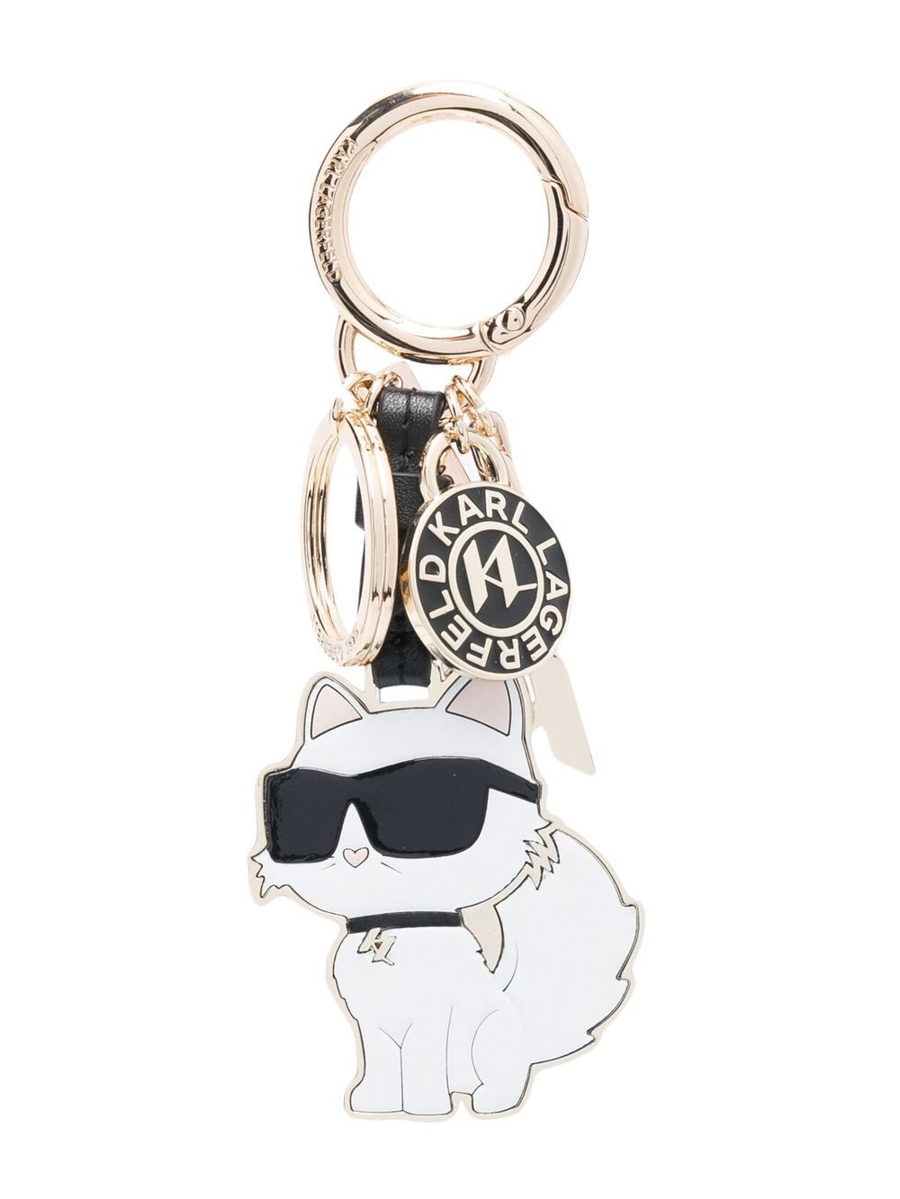 Karl Lagerfeld Ikonik Choupette keychain - Gold von Karl Lagerfeld