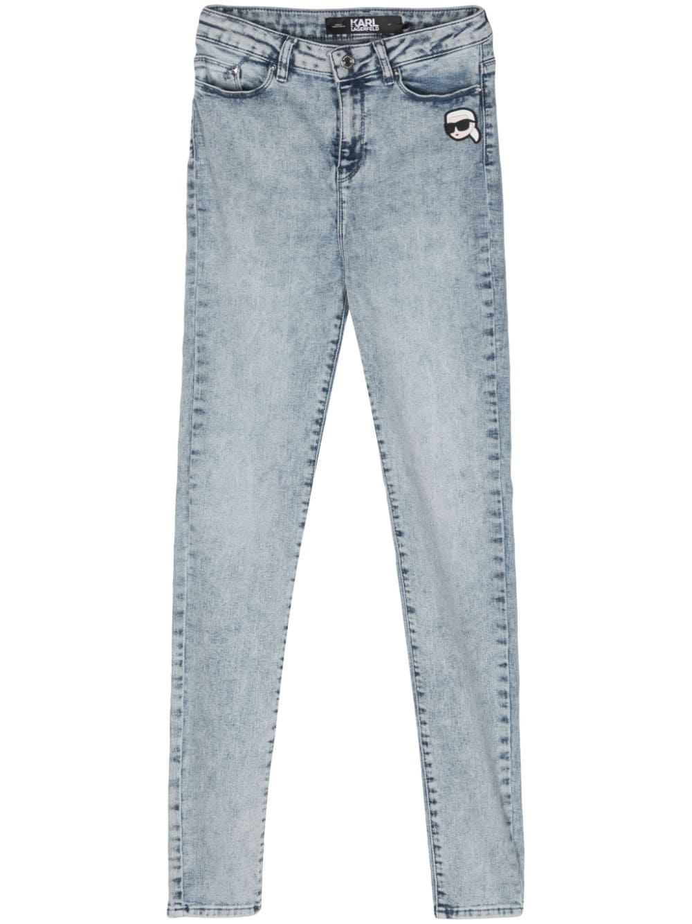 Karl Lagerfeld Ikonik 2.0 high-rise skinny jeans - Blue von Karl Lagerfeld