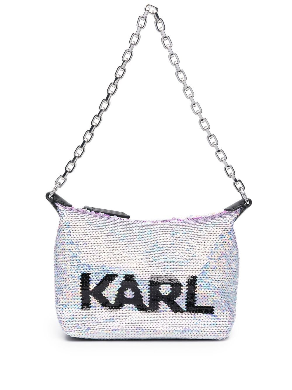 Karl Lagerfeld K/Evening sequin shoulder bag - Purple von Karl Lagerfeld