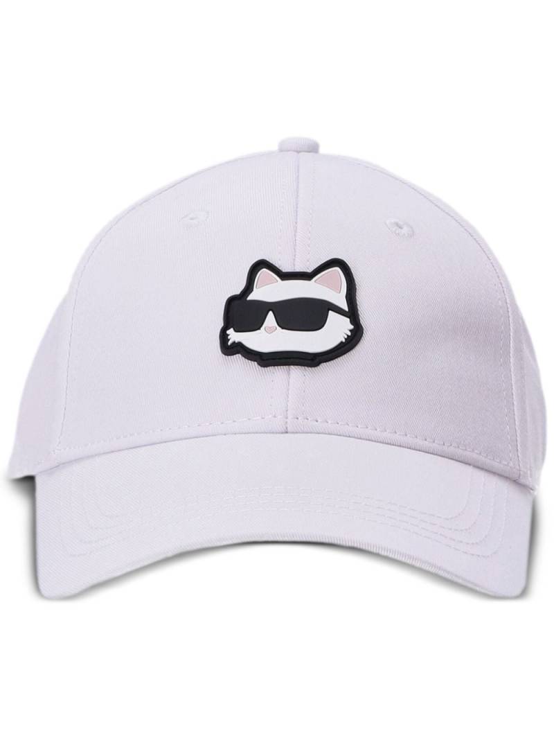 Karl Lagerfeld K/Ikonik 2.0 Choupette baseball cap - White von Karl Lagerfeld