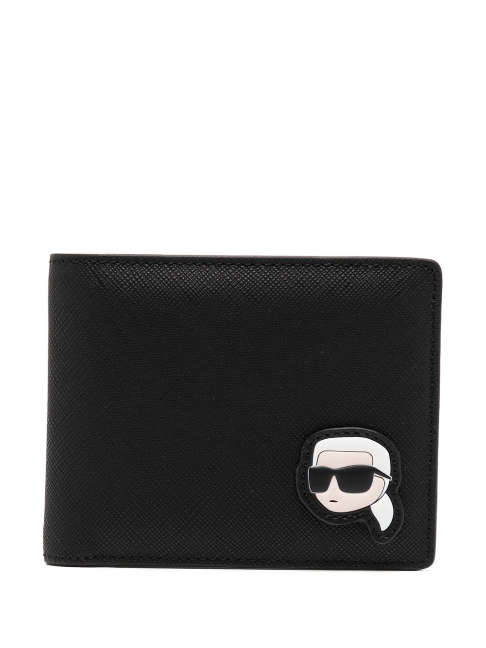 Karl Lagerfeld K/Ikonik 2.0 faux-leather wallet - Black von Karl Lagerfeld