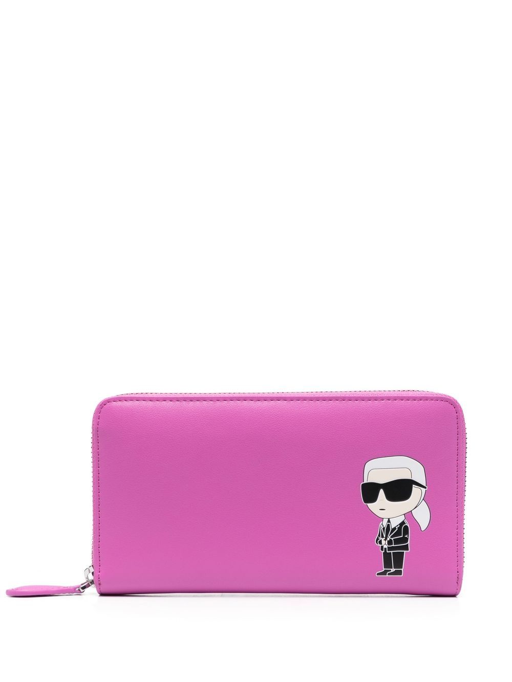 Karl Lagerfeld K/Ikonik 2.0 leather wallet - Pink von Karl Lagerfeld