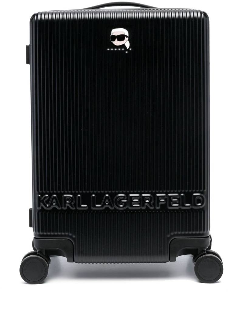 Karl Lagerfeld Ikonik trolley case - Black von Karl Lagerfeld