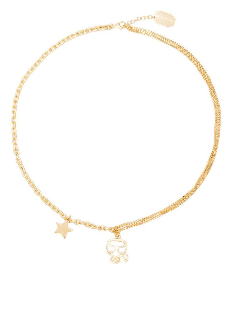 Karl Lagerfeld K/Ikonik Star necklace - Gold von Karl Lagerfeld