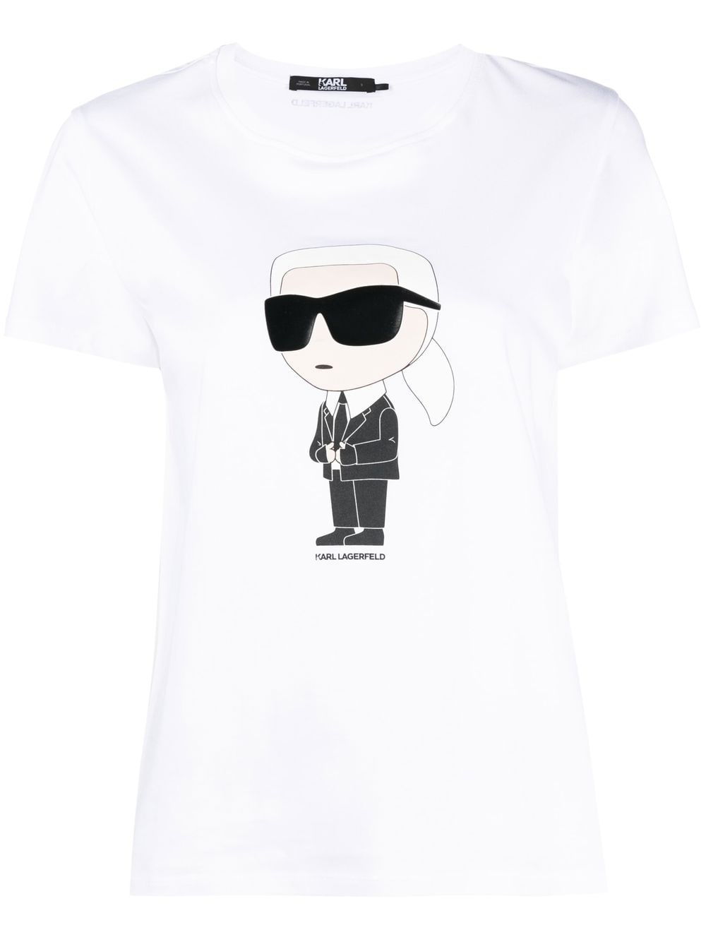 Karl Lagerfeld Ikonik organic-cotton T-shirt - White von Karl Lagerfeld