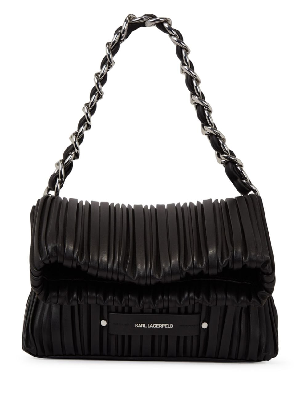 Karl Lagerfeld K/Kushion faux-leather shoulder bag - Black von Karl Lagerfeld