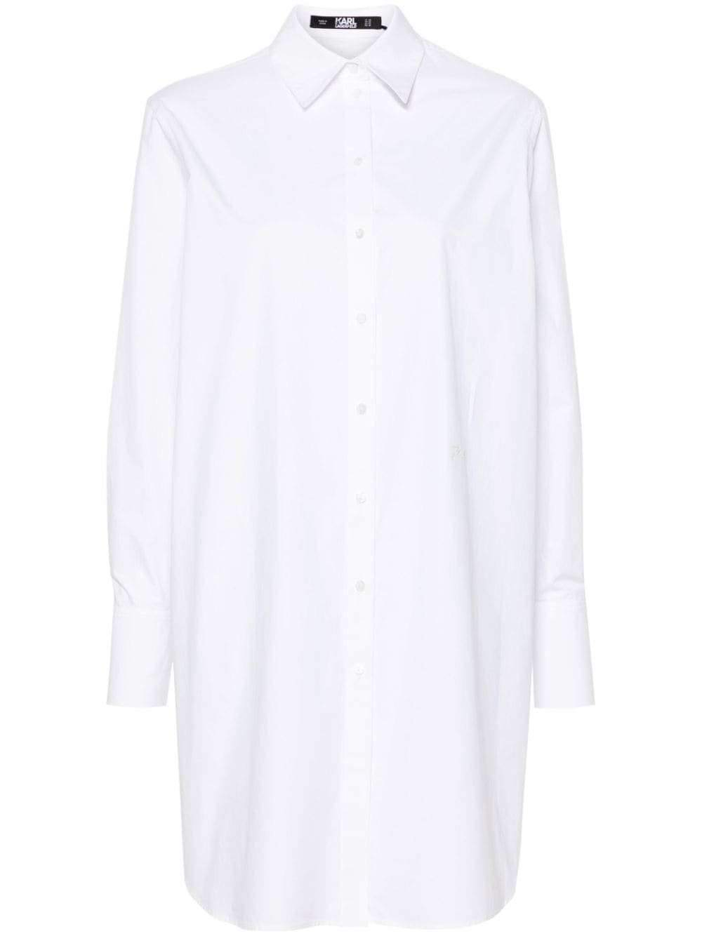 Karl Lagerfeld K/LNY Ikonik shirtdress - White von Karl Lagerfeld