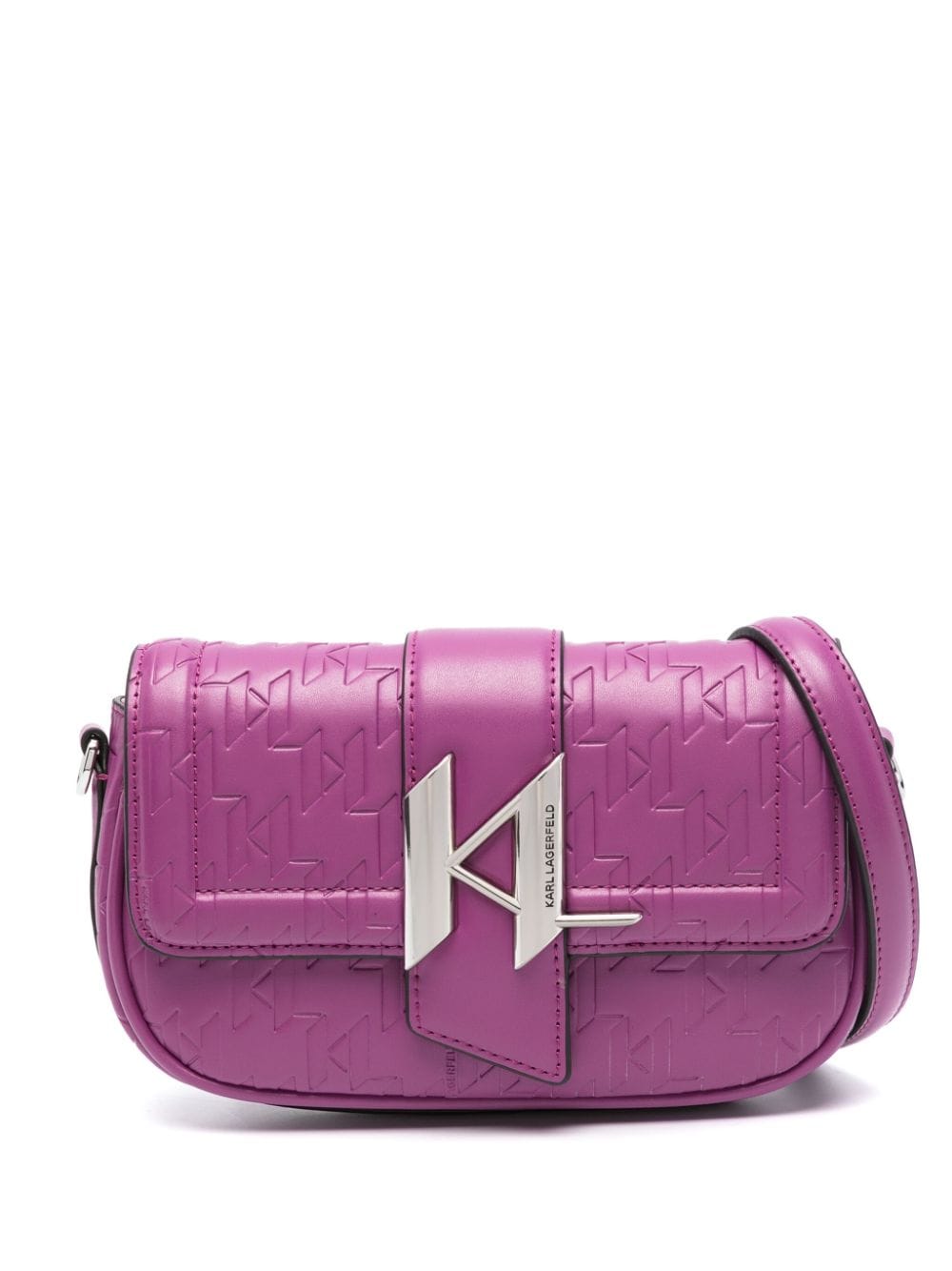 Karl Lagerfeld K/Saddle crossbody bag - Purple von Karl Lagerfeld