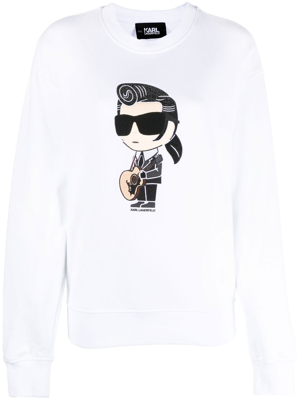 Karl Lagerfeld K/Superstars crew neck sweatshirt - White von Karl Lagerfeld
