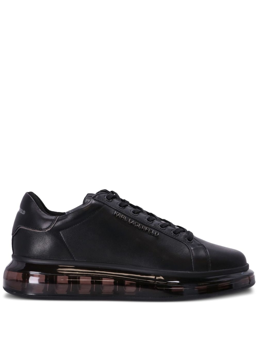 Karl Lagerfeld Kapri leather sneakers - Black von Karl Lagerfeld