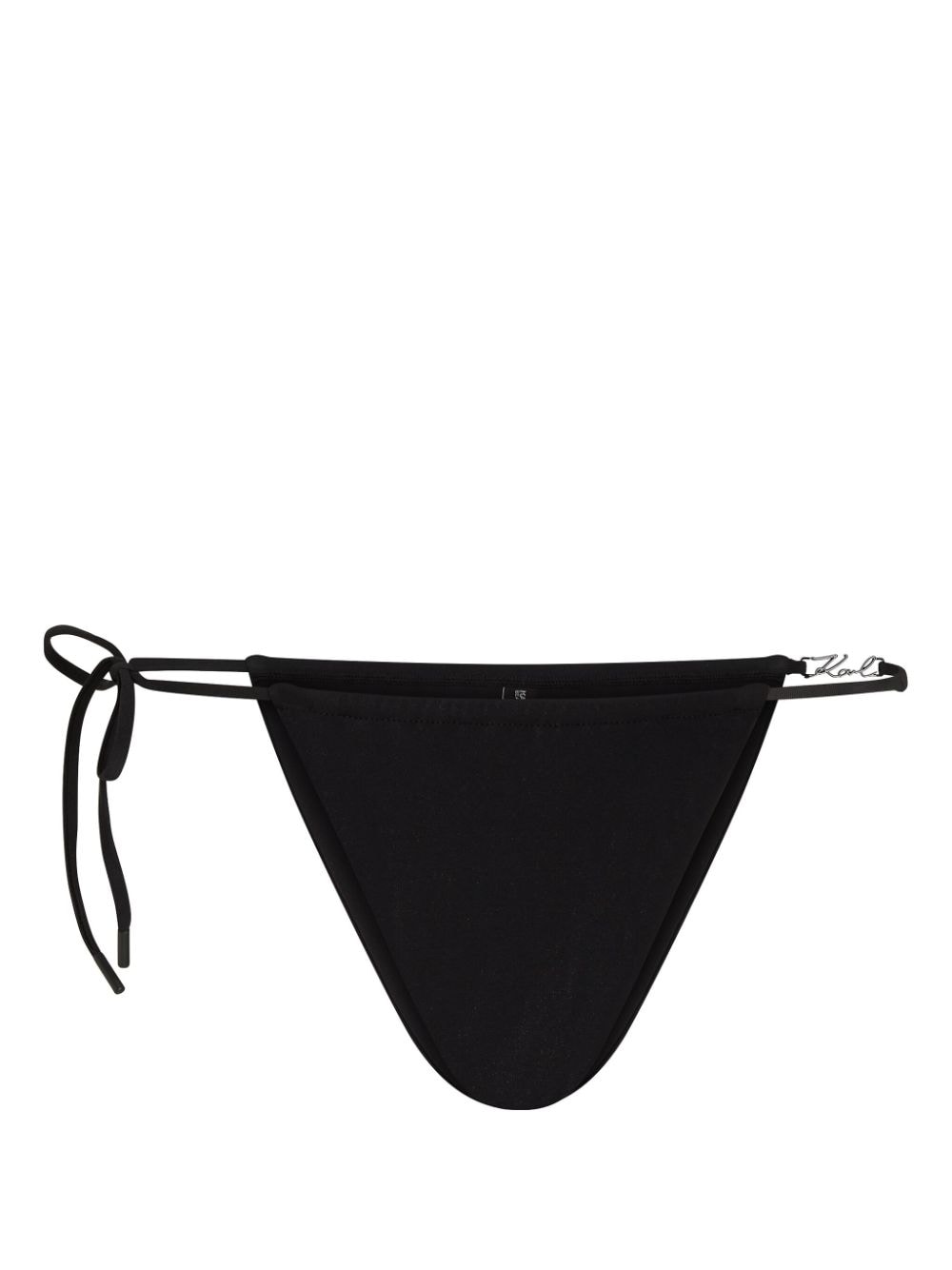 Karl Lagerfeld Signature string bikini bottoms - Black von Karl Lagerfeld