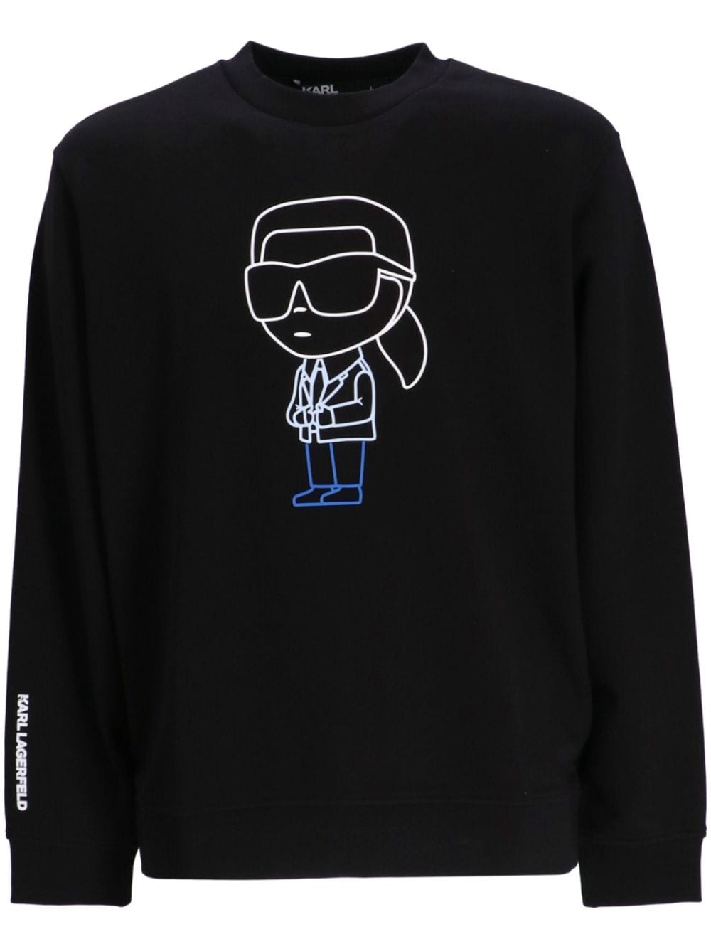 Karl Lagerfeld Karl Ikonik printed sweatshirt - Black von Karl Lagerfeld