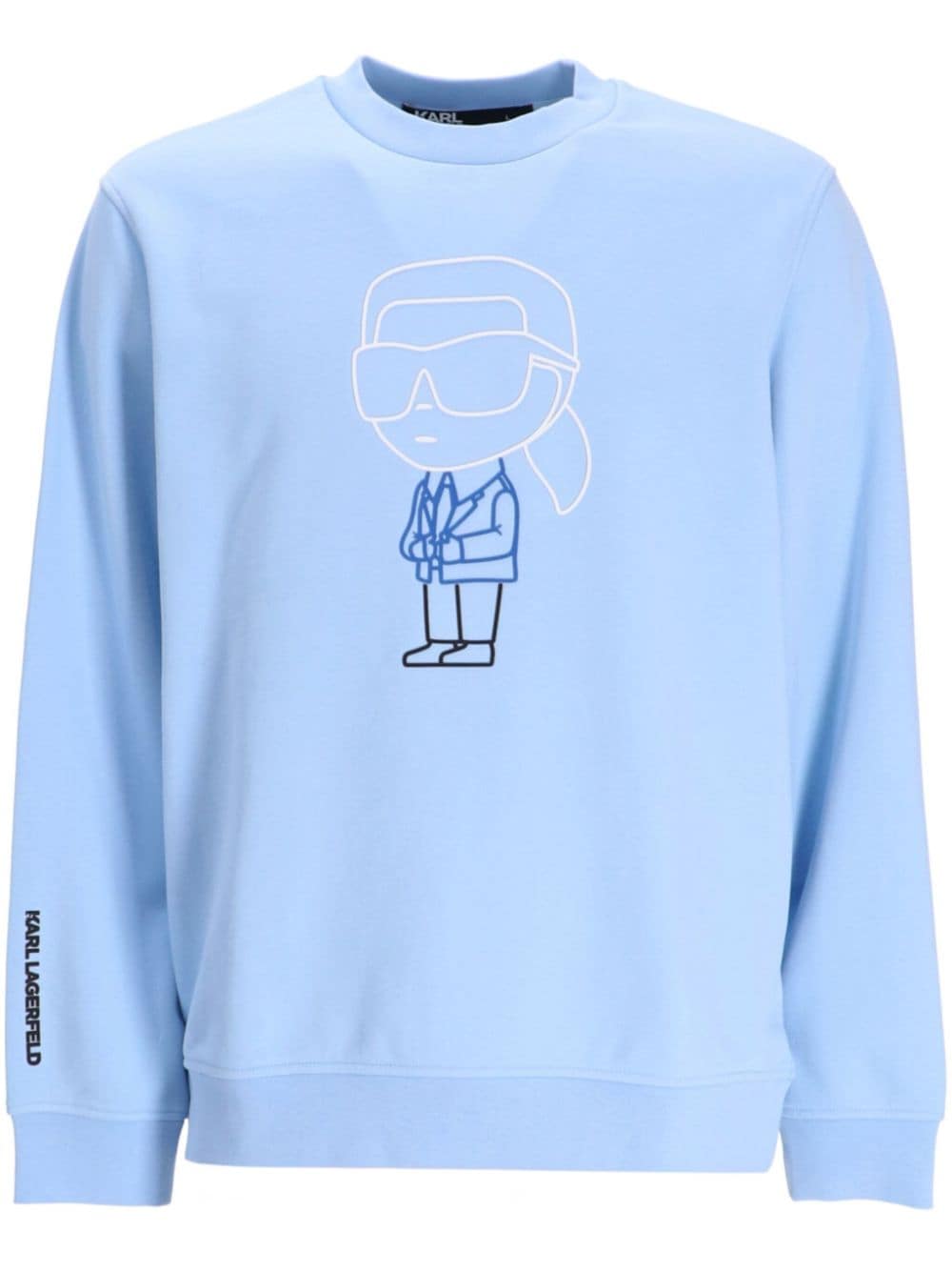 Karl Lagerfeld Karl Ikonik printed sweatshirt - Blue von Karl Lagerfeld