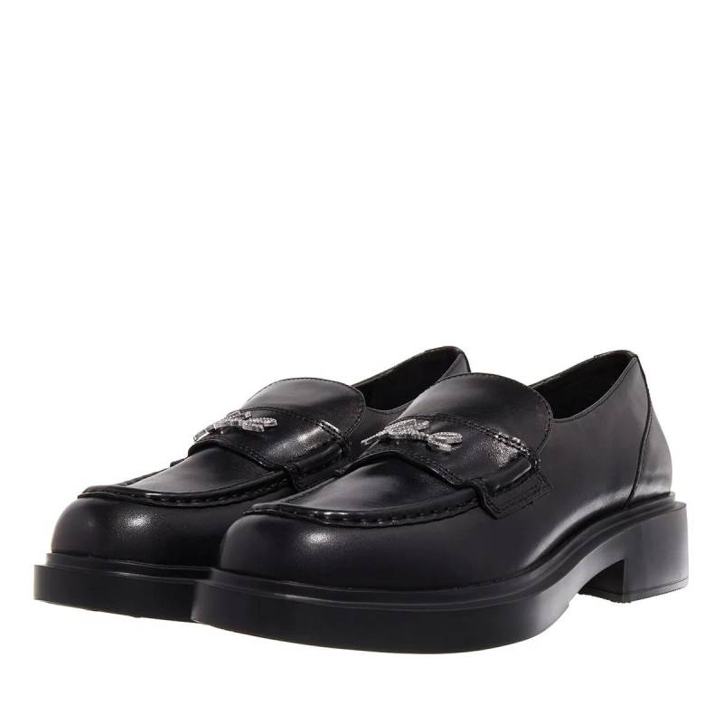 Karl Lagerfeld Loafer - Macie Signia Rhinestone Loafer - Gr. 37 (EU) - in Schwarz - für Damen von Karl Lagerfeld