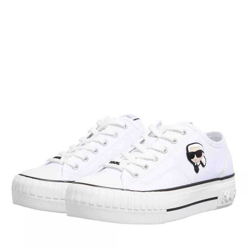 Karl Lagerfeld Low-Top Sneaker - Kampus Max Nft Patch Lo Lace - Gr. 36 (EU) - in Weiß - für Damen von Karl Lagerfeld