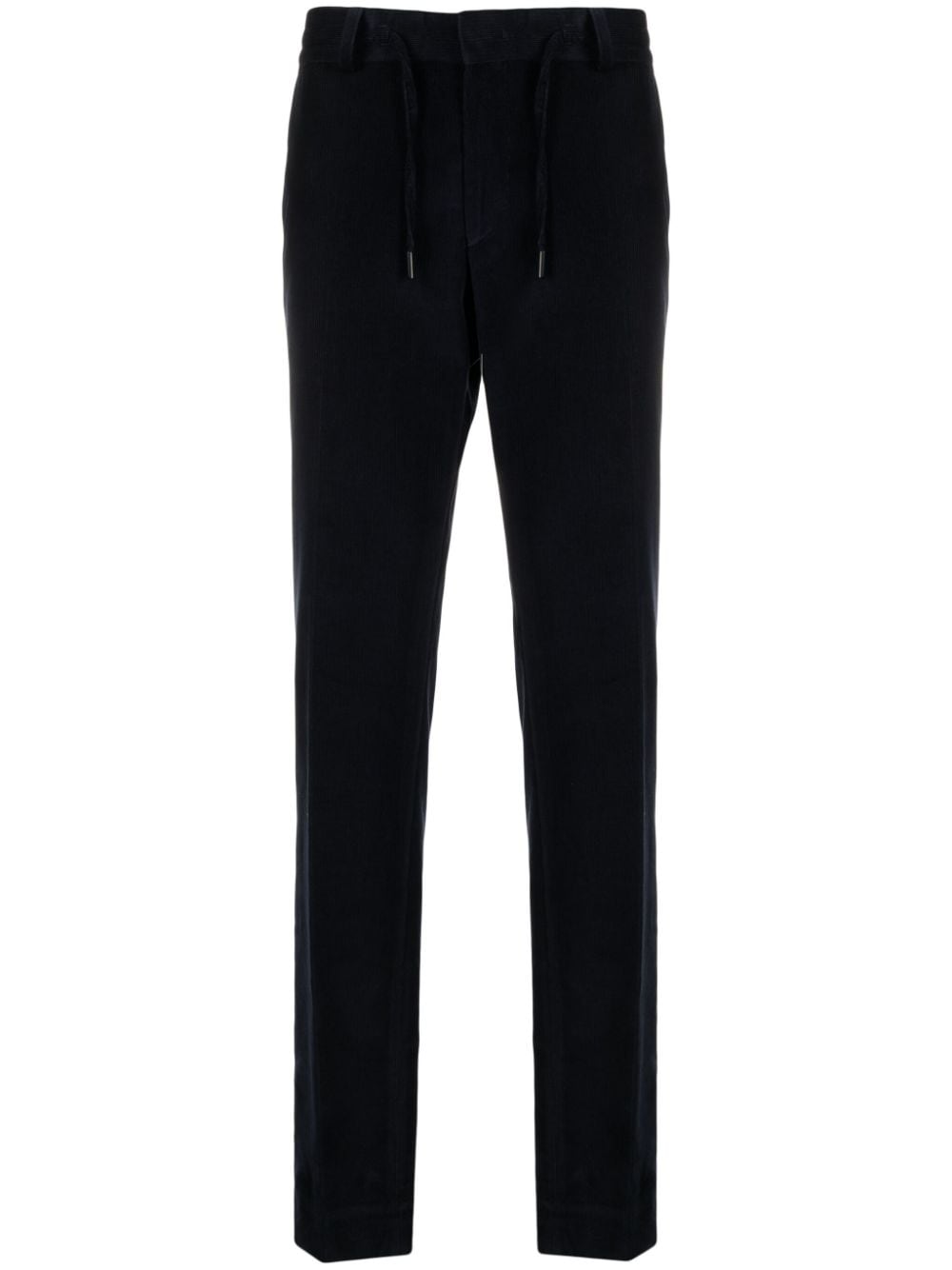 Karl Lagerfeld Pace drawstring slim-cut trousers - Blue von Karl Lagerfeld