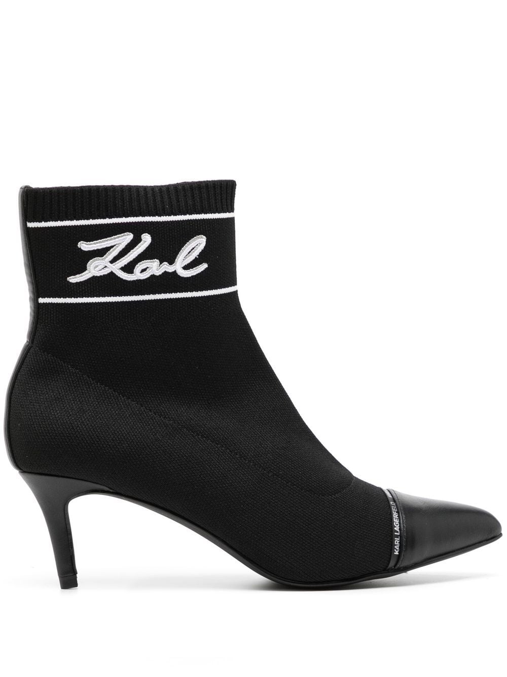 Karl Lagerfeld Pandara 60mm ankle boot - Black von Karl Lagerfeld