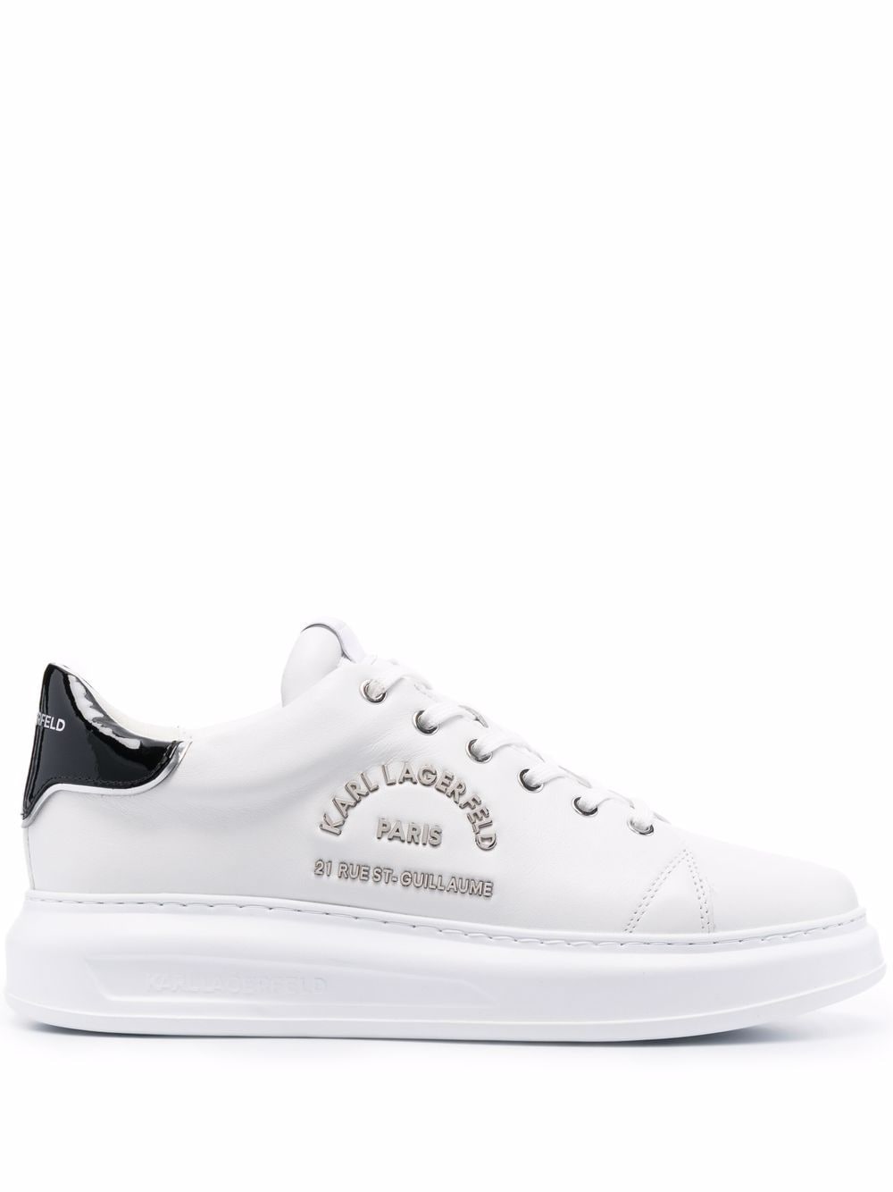 Karl Lagerfeld Rue St Guillaume low-top lace-up sneakers - White von Karl Lagerfeld
