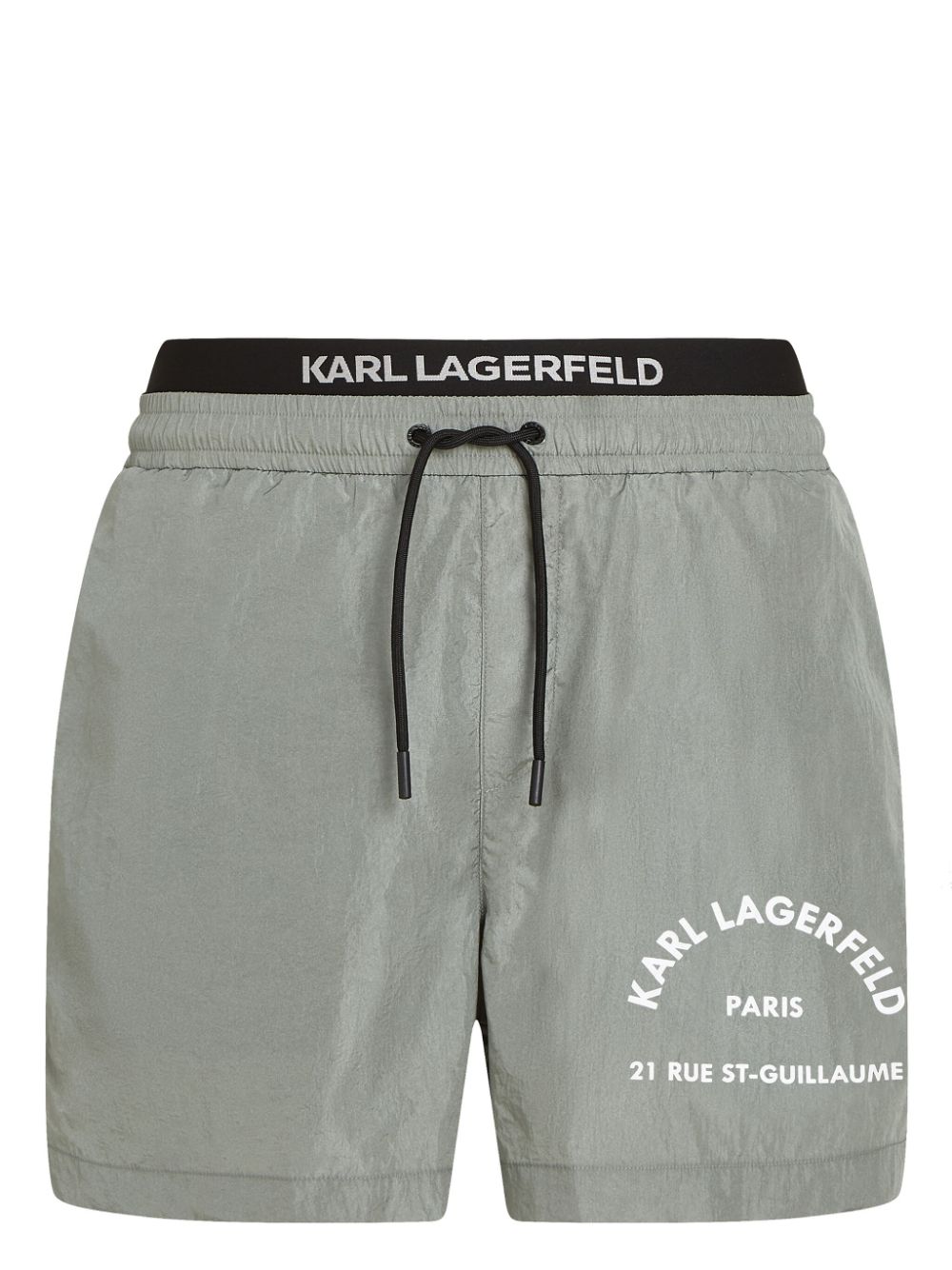 Karl Lagerfeld Rue St-Guillaume swim shorts - Grey von Karl Lagerfeld