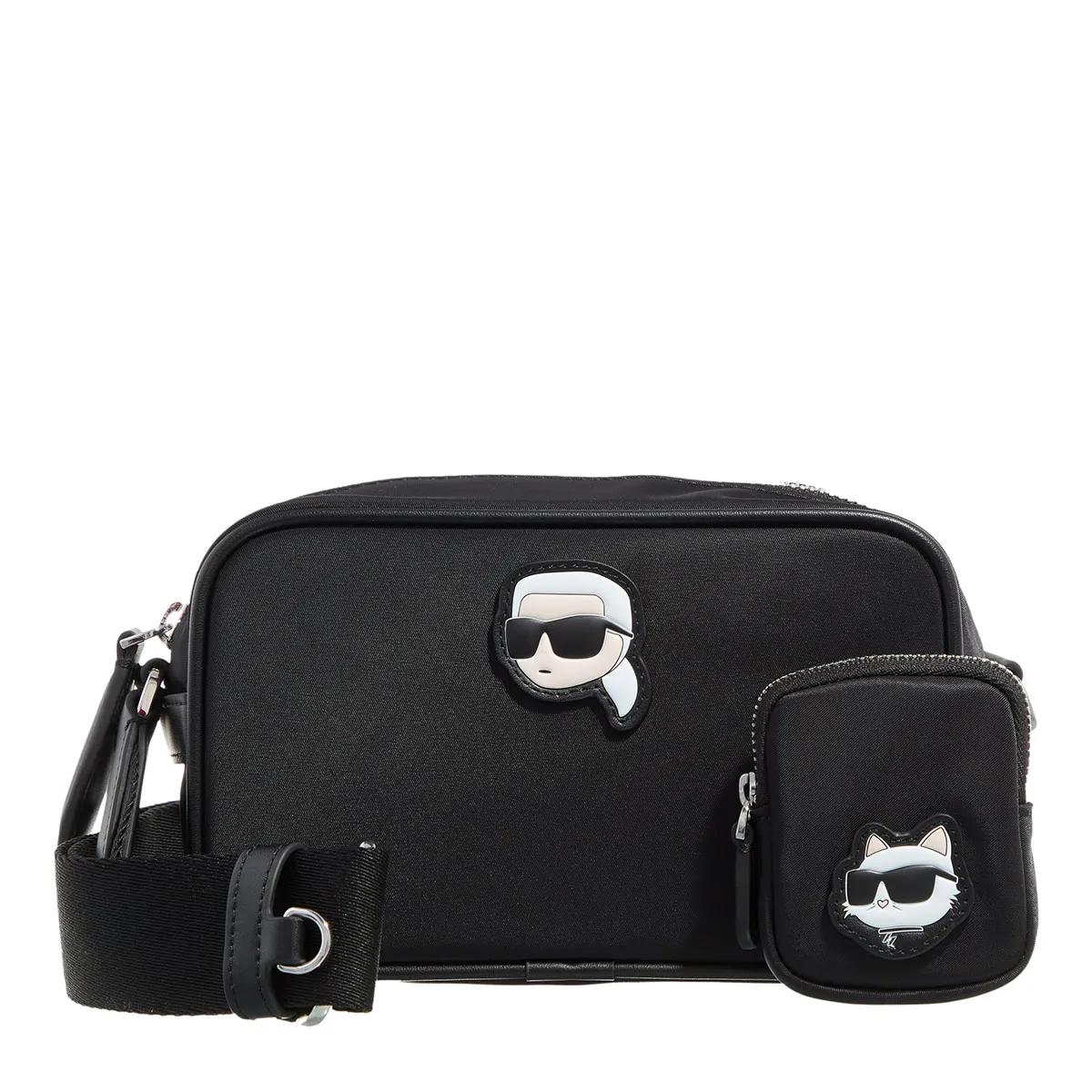Karl Lagerfeld Schultertasche - Ikon Nylon Camera Bag - Gr. unisize - in Schwarz - für Damen Karl Lagerfeld Schultertasche - Ikon Nylon Camera Bag - Gr. unisize - in Schwarz - für Damen von Karl Lagerfeld