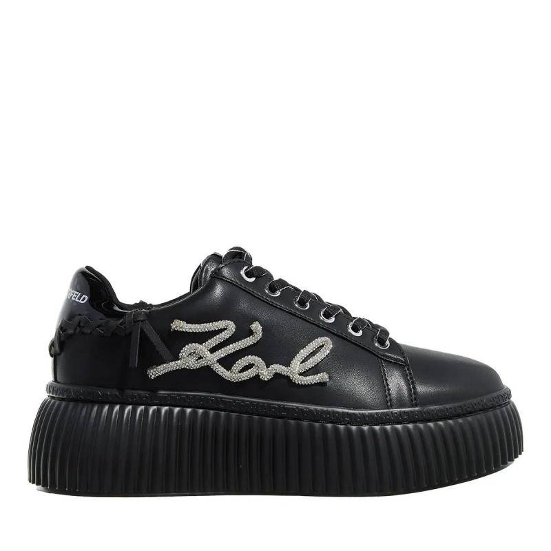 Karl Lagerfeld Sneaker - Kreeper Lo Signia Rhinestone Lo - Gr. 40 (EU) - in Schwarz - für Damen von Karl Lagerfeld