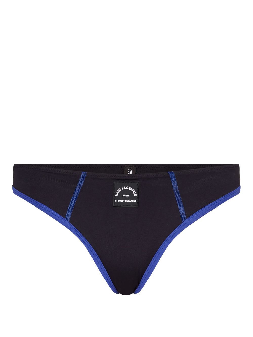 Karl Lagerfeld Sporty Logo bikini bottoms - Black von Karl Lagerfeld