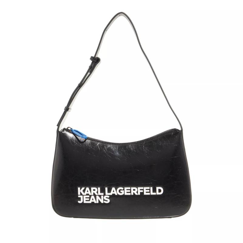 Karl Lagerfeld Jeans Schultertasche - Essential Logo Shoulderbag - Gr. unisize - in Schwarz - für Damen von Karl Lagerfeld Jeans