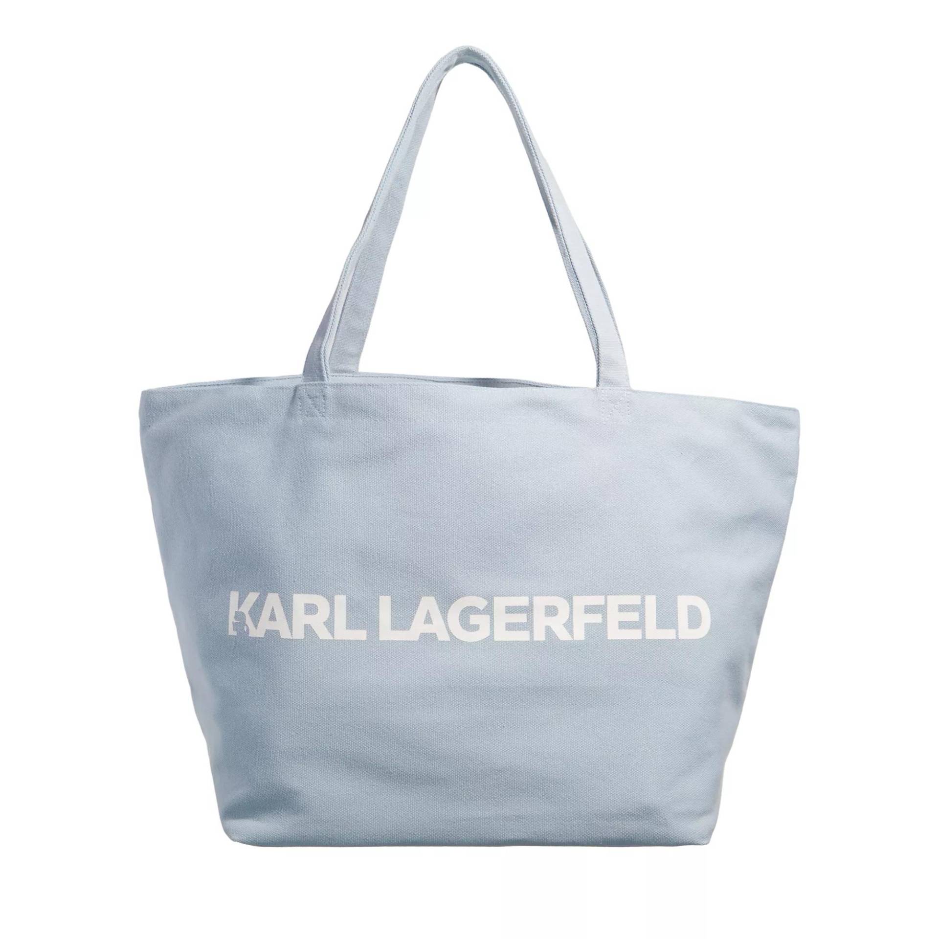 Karl Lagerfeld Umhängetasche - K/Essential Logo Shopper - Gr. unisize - in Blau - für Damen von Karl Lagerfeld