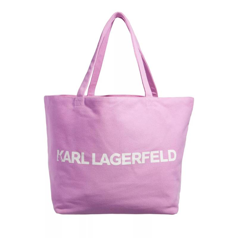 Karl Lagerfeld Umhängetasche - K/Essential Logo Shopper - Gr. unisize - in Violett - für Damen von Karl Lagerfeld