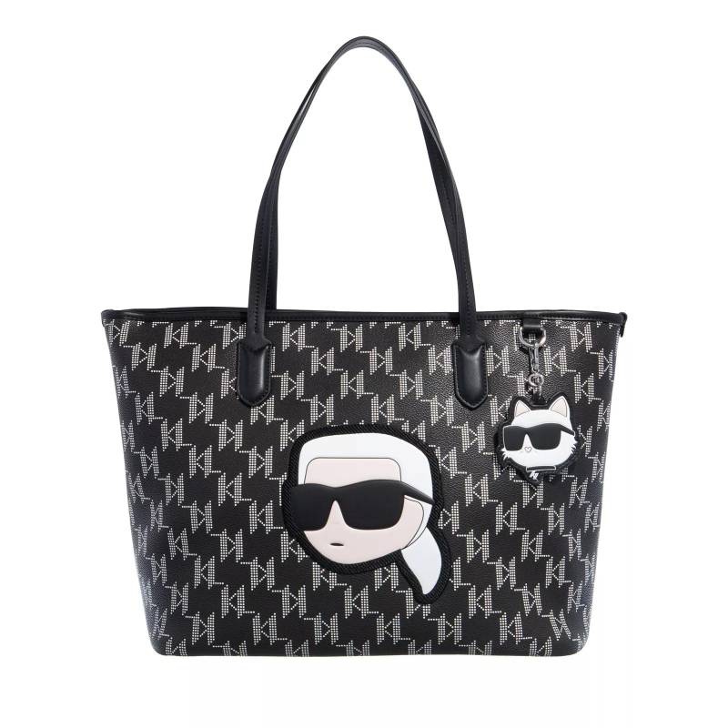 Karl Lagerfeld Umhängetasche - K/Ikonik 2.0 Mono CC Lg Tote - Gr. unisize - in Schwarz - für Damen von Karl Lagerfeld