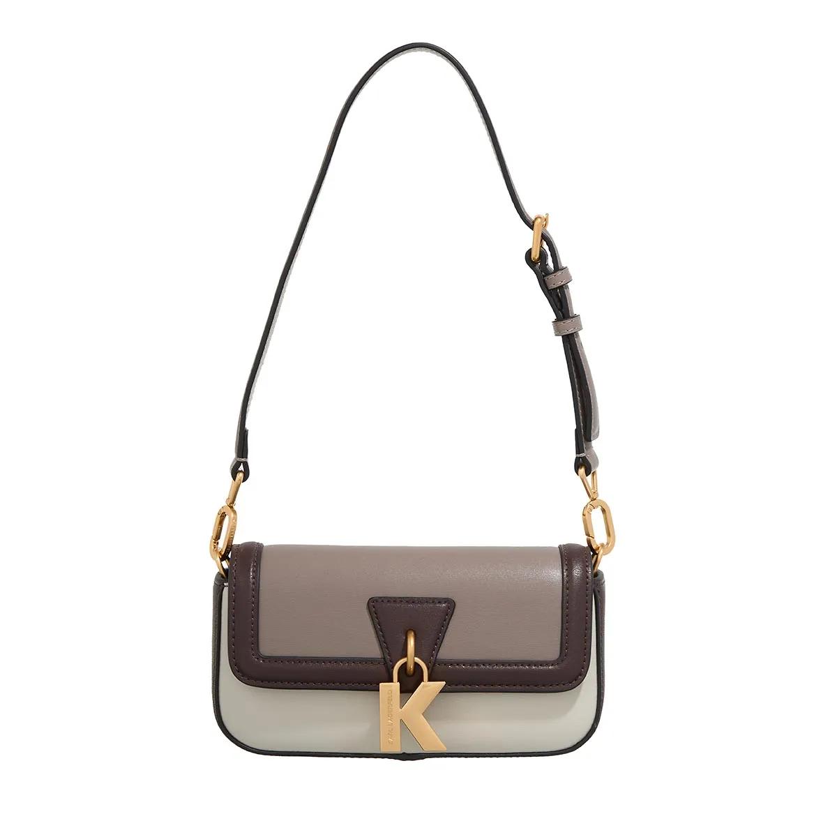 Karl Lagerfeld Schultertasche - K/Ikonik 2.0 Leather Fl Shb St - Gr. unisize - in Schwarz - für Damen Karl Lagerfeld Schultertasche - K/Ikonik 2.0 Leather Fl Shb St - Gr. unisize - in Schwarz - für Damen von Karl Lagerfeld