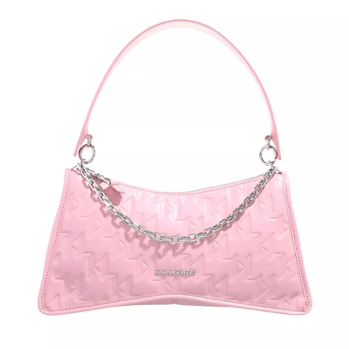 Karl Lagerfeld Umhängetasche - K/Seven Element Shb Embossed - Gr. unisize - in Rosa - für Damen von Karl Lagerfeld