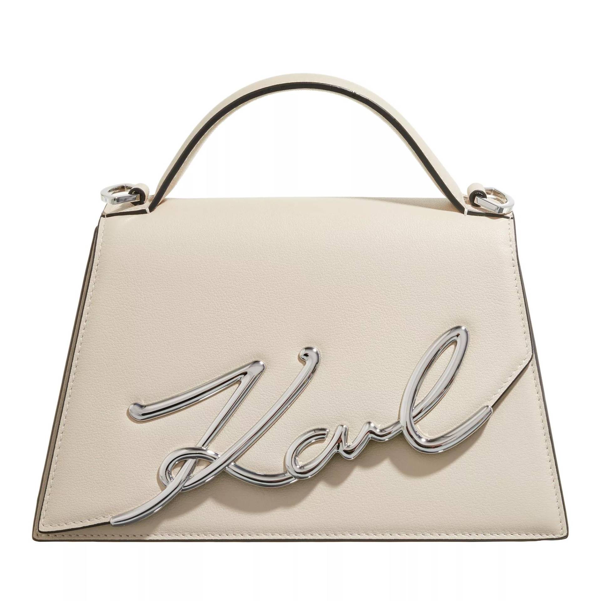 Karl Lagerfeld Umhängetasche - K/Signature 2.0 Medium Crossbody - Gr. unisize - in Beige - für Damen von Karl Lagerfeld