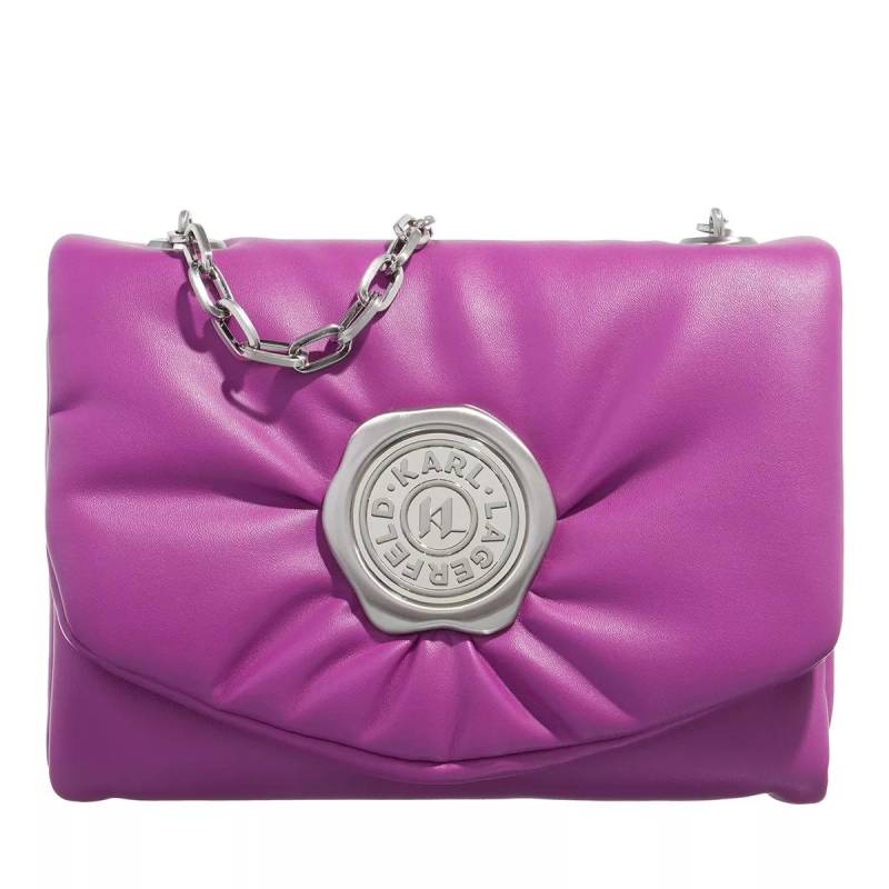 Karl Lagerfeld Umhängetasche - K/Stamp Sm Crossbody - Gr. unisize - in Violett - für Damen von Karl Lagerfeld