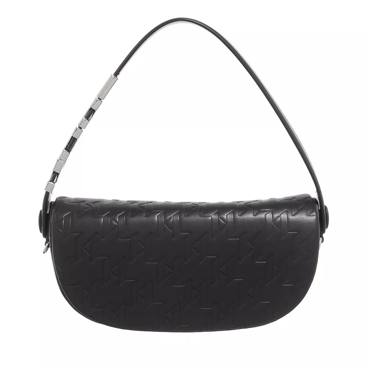 Karl Lagerfeld Umhängetasche - K/Swing Md Mini Bag - Gr. unisize - in Schwarz - für Damen von Karl Lagerfeld