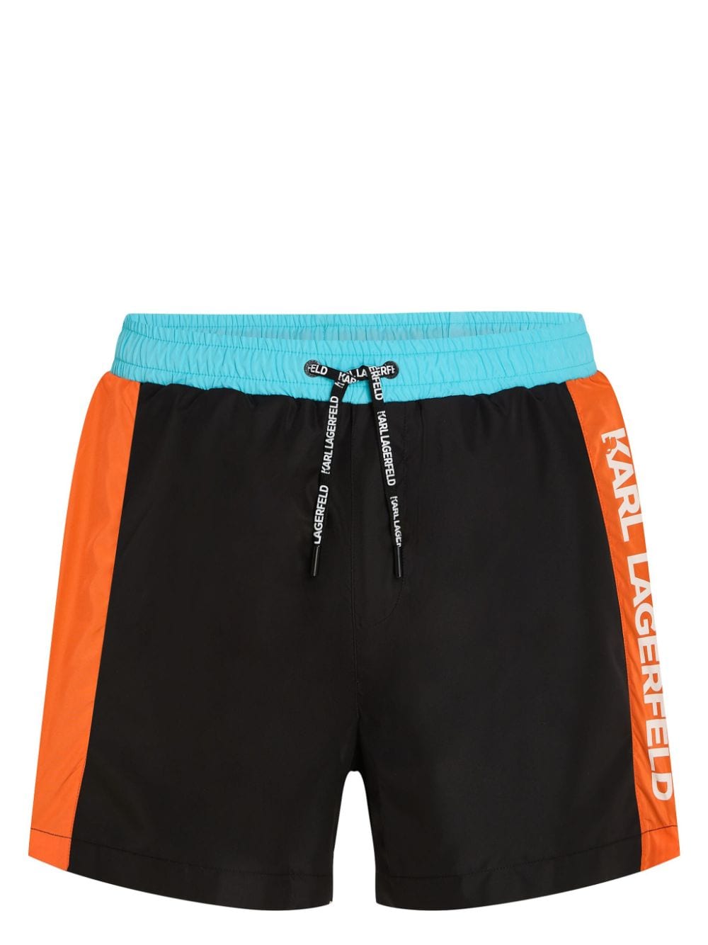 Karl Lagerfeld colour-block swim shorts - Black von Karl Lagerfeld