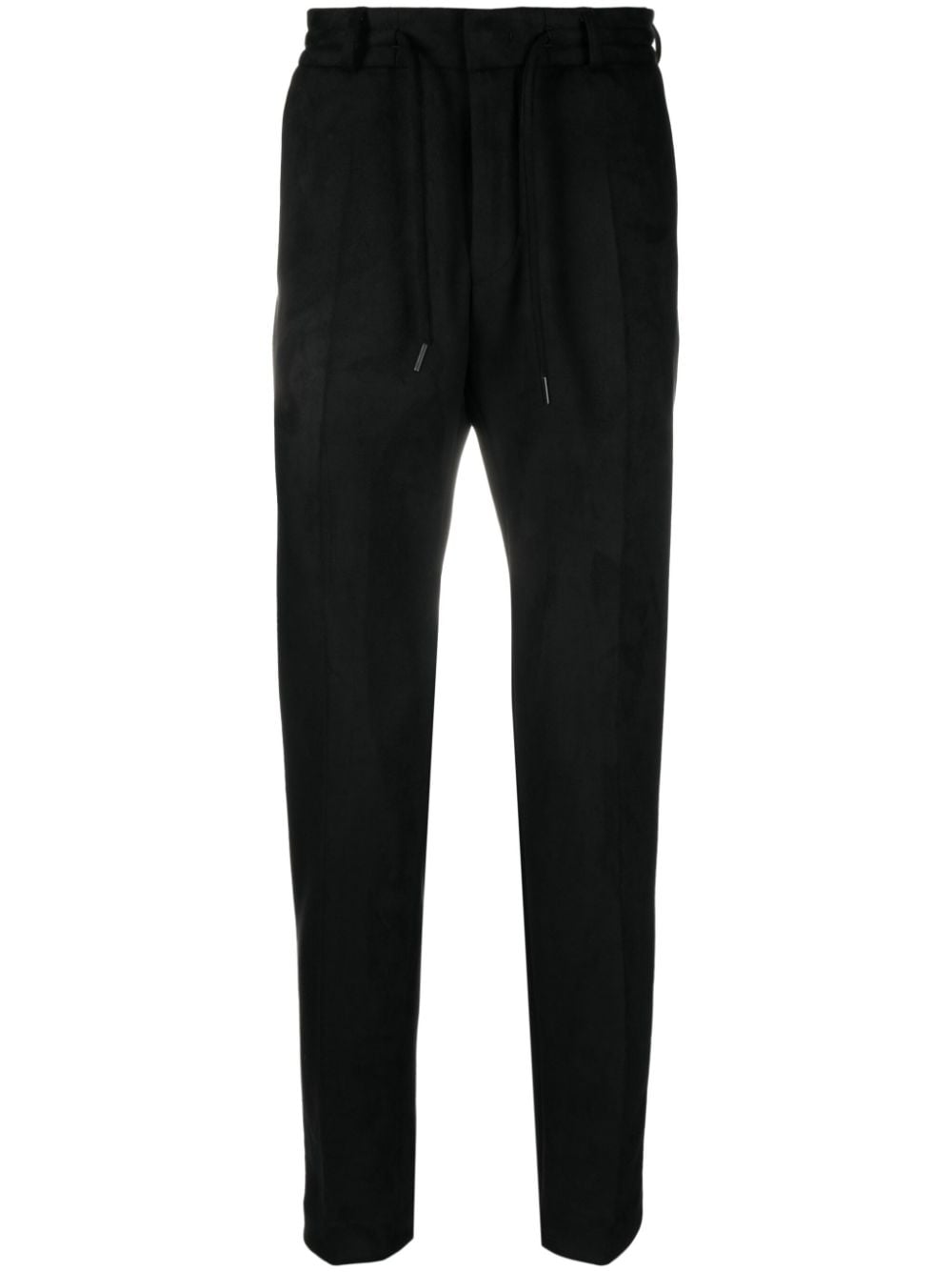 Karl Lagerfeld drawstring textured trousers - Black von Karl Lagerfeld