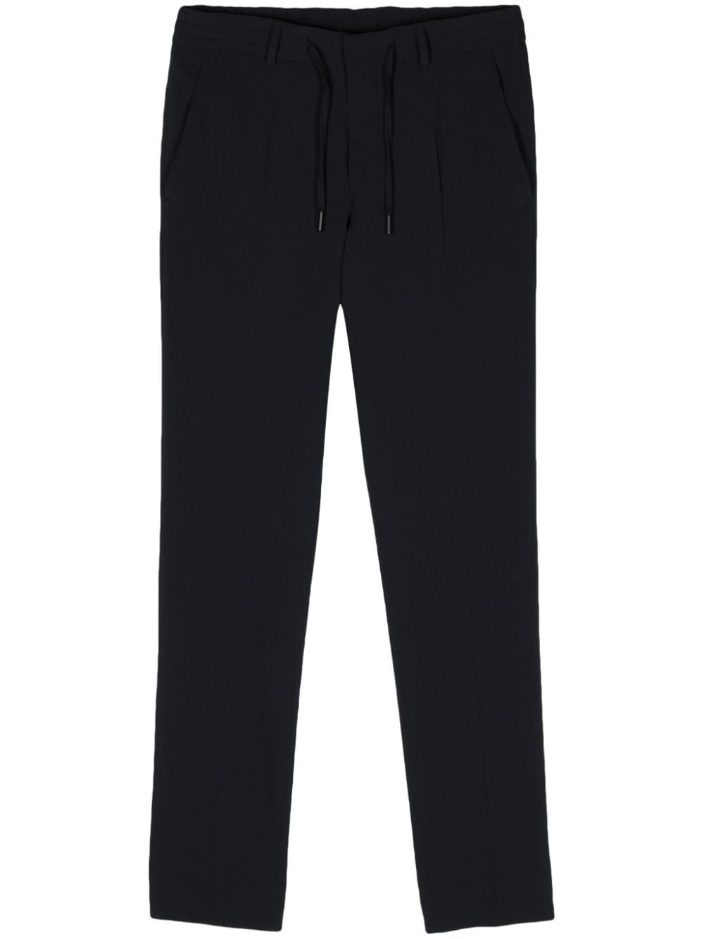 Karl Lagerfeld drawstring-waist seersucker chinos - Blue von Karl Lagerfeld