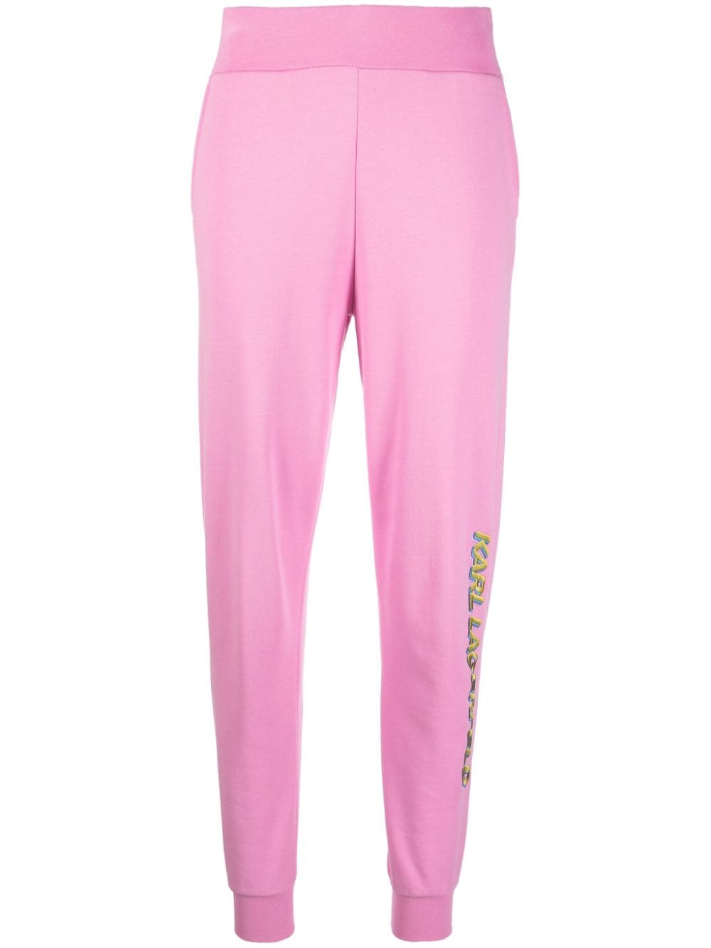 Karl Lagerfeld Future logo track pants - Pink von Karl Lagerfeld