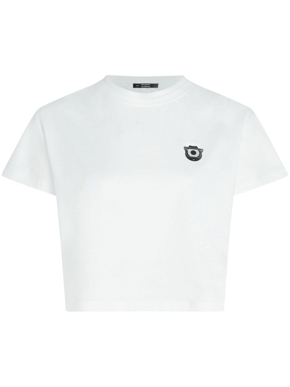 Karl Lagerfeld x Darcel Disappoints cropped T-shirt - White von Karl Lagerfeld