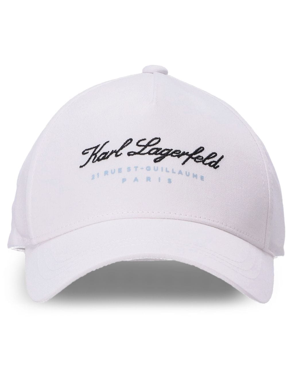 Karl Lagerfeld logo-embroidered baseball cap - White von Karl Lagerfeld