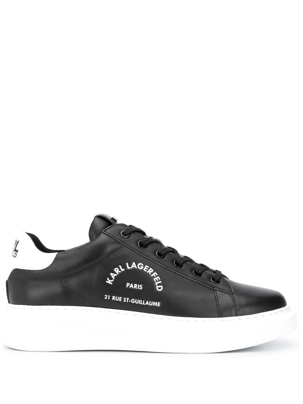 Karl Lagerfeld logo low-top sneakers - Black von Karl Lagerfeld