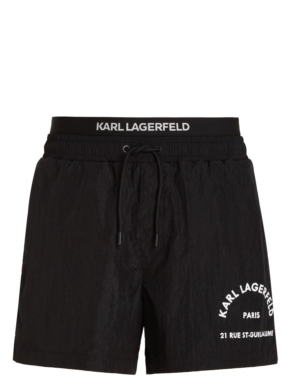 Karl Lagerfeld Rue St-Guillaume swim shorts - Black von Karl Lagerfeld