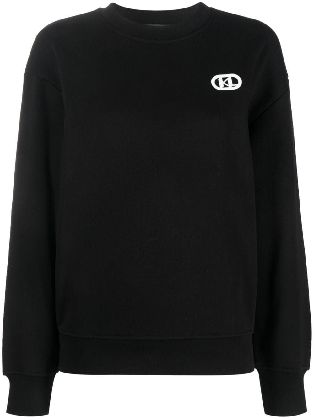 Karl Lagerfeld logo-print drop shoulder sweatshirt - Black von Karl Lagerfeld