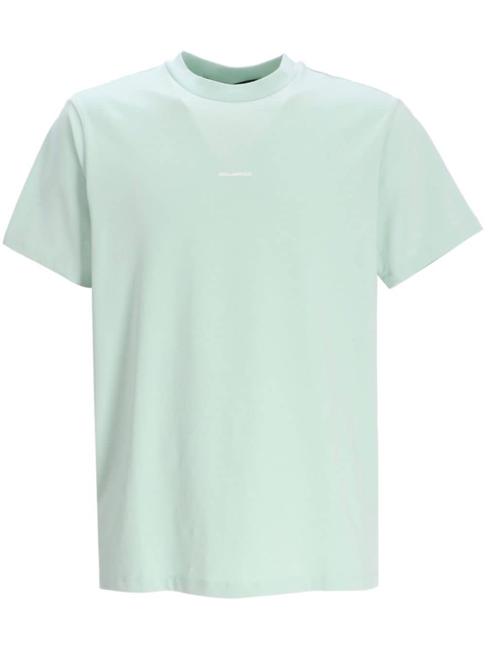 Karl Lagerfeld logo-print stretch-cotton T-shirt - Green von Karl Lagerfeld