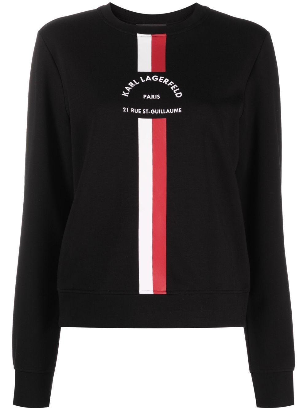 Karl Lagerfeld logo-print sweatshirt - Black von Karl Lagerfeld